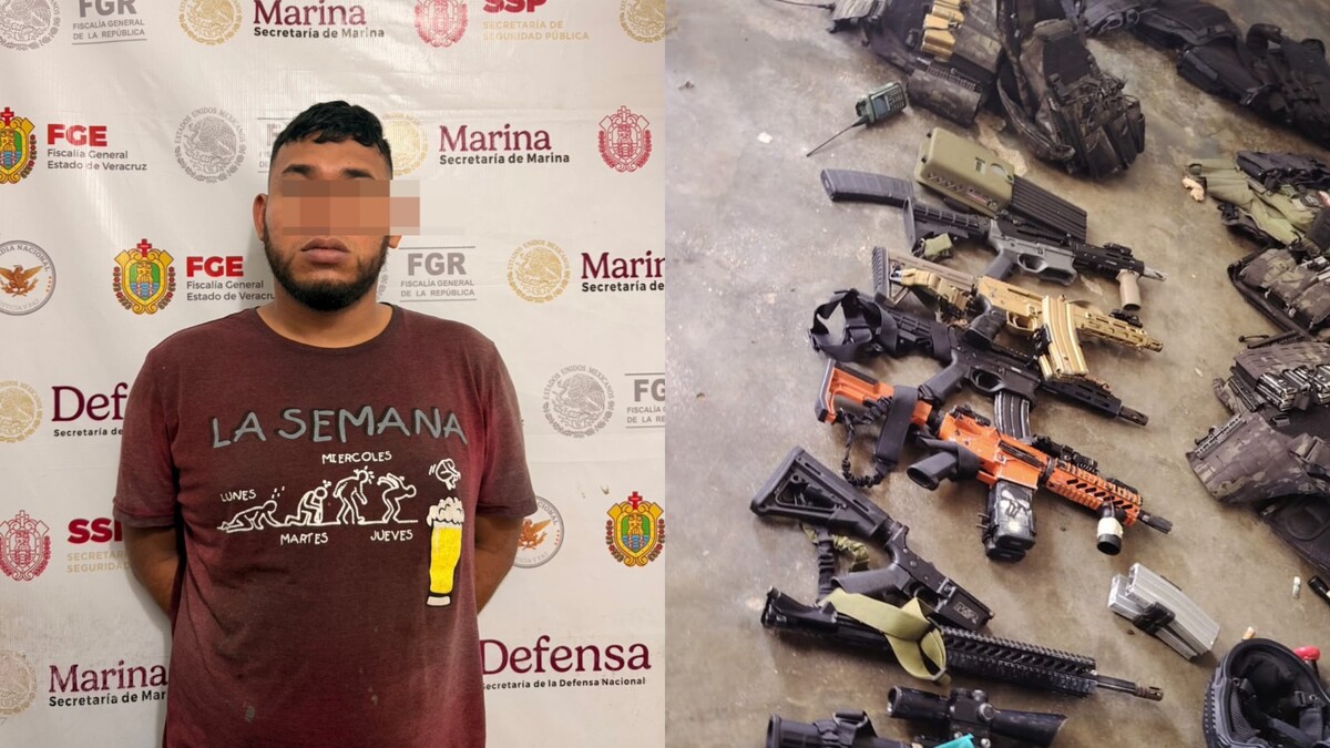 La captura de Ignacio 'N' ocurrió el jueves 22 de octubre, en el municipio de Jáltipan, al sur de Veracruz. | Especial