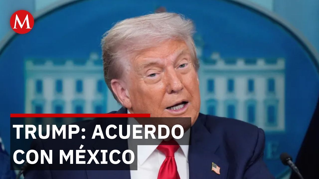 Donald Trump reitera avance en negociación comercial con México