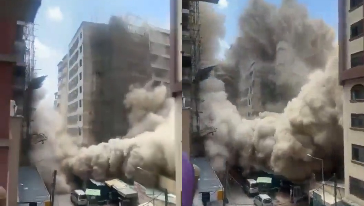 Un edificio se derrumbó en el barrio de Eastleigh en Nairobi, capital de Kenia. | Especial