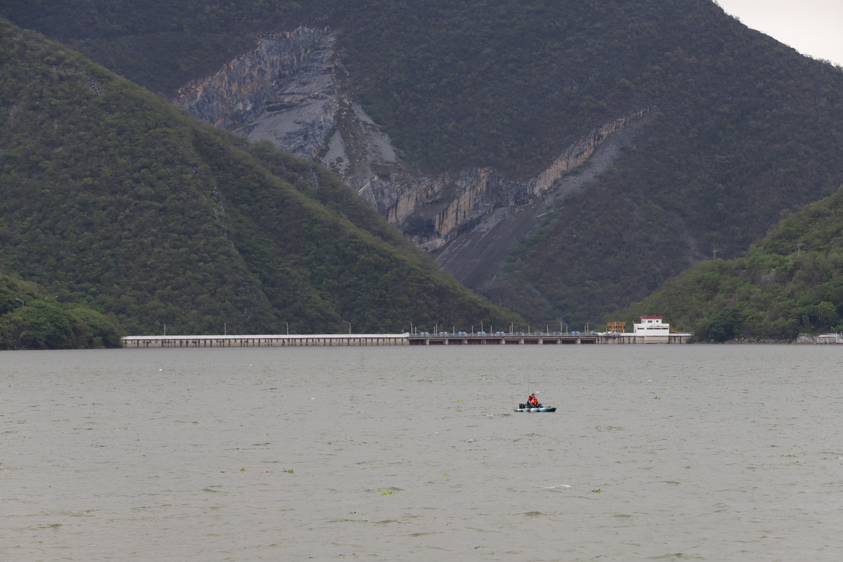 El embalse del municipio de Santiago cuenta hoy con 38.149 millones de metros cúbicos de almacenamiento. | Foto: Luis Guerra