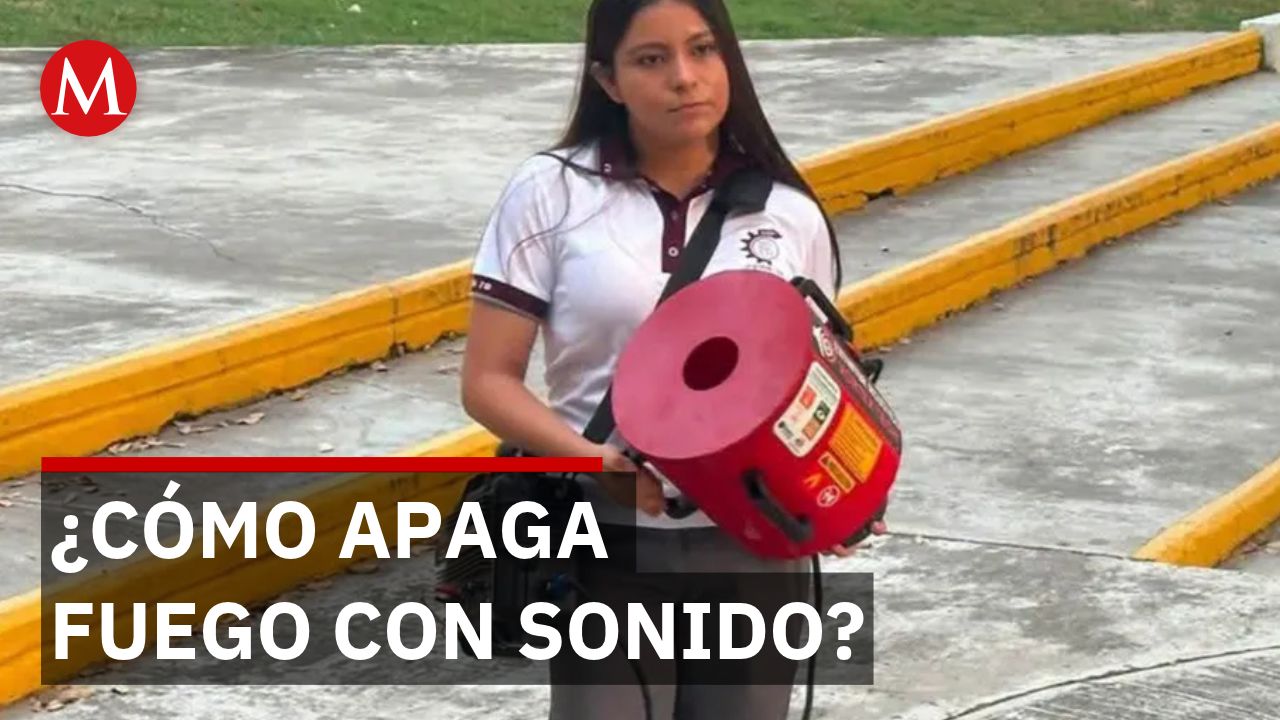 Extintor acústico de estudiante tamaulipeca gana medalla de oro en Indonesia