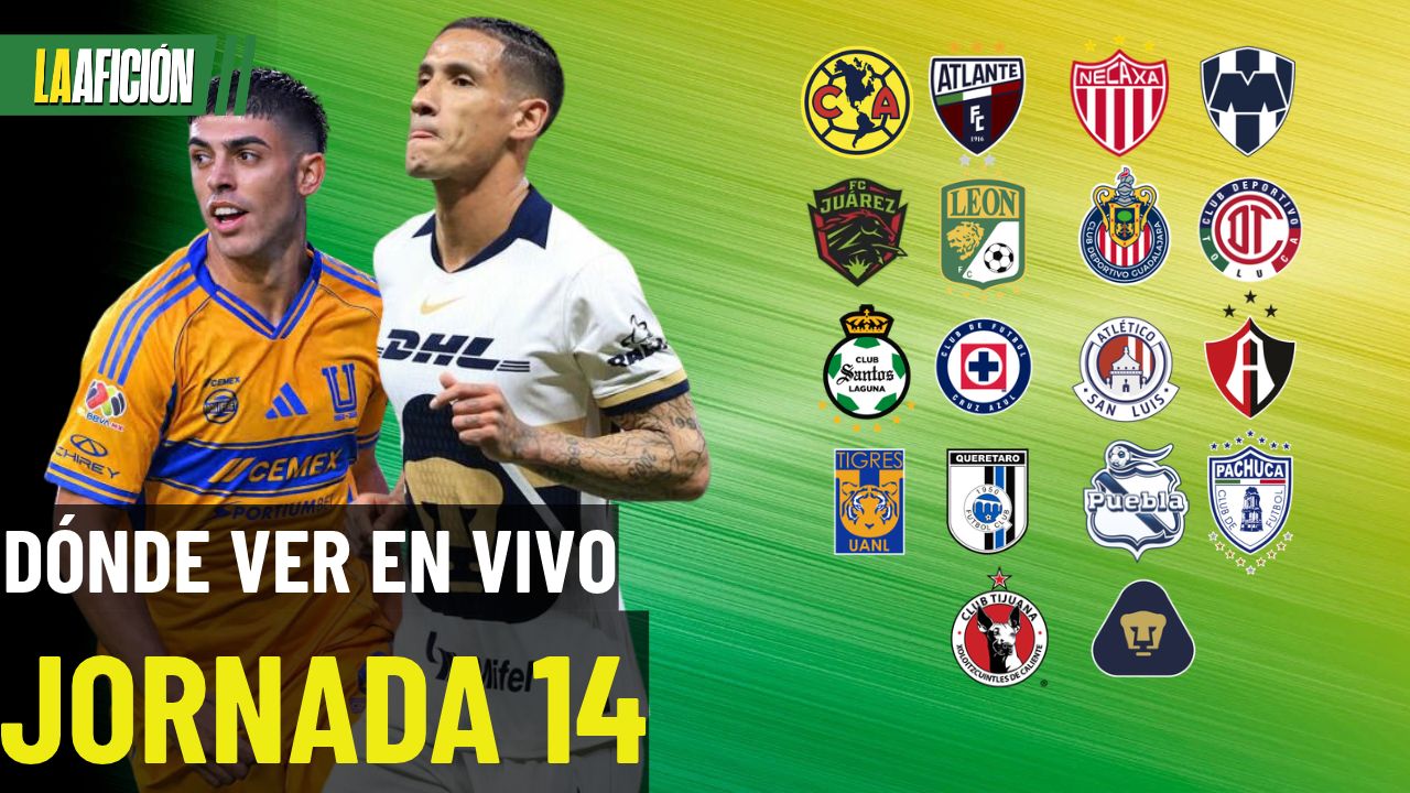 Horarios y dónde ver TODOS los partidos de la jornada 14 de la Liga MX