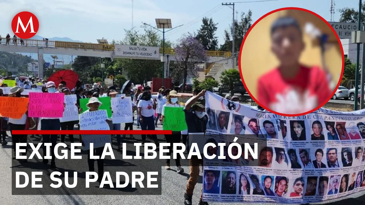 Menor difunde video para suplicar la liberación de su padre secuestrado en Guerrero