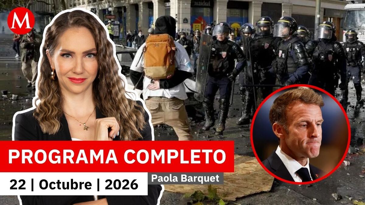 Toque de queda continúa en Francia; prohíben manifestaciones | Paola Barquet, 22 de octubre de 2026