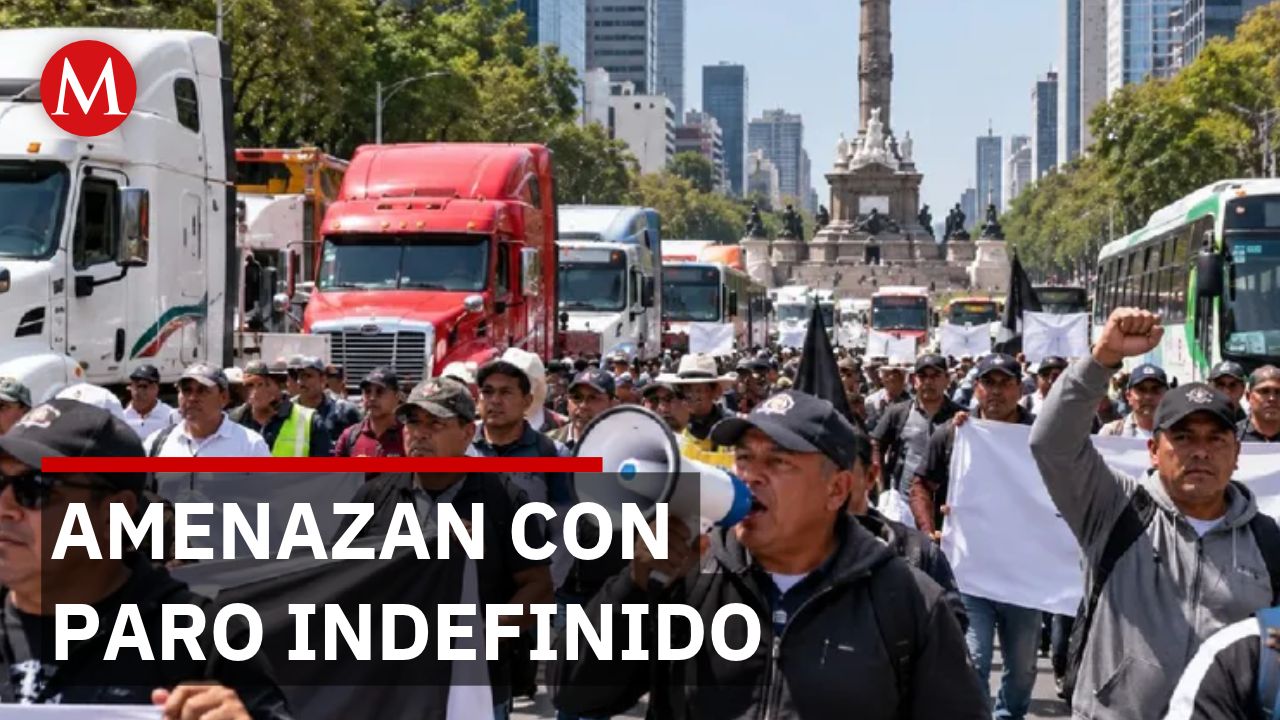 Transportistas anuncian paro nacional indefinido por inseguridad y altos costos