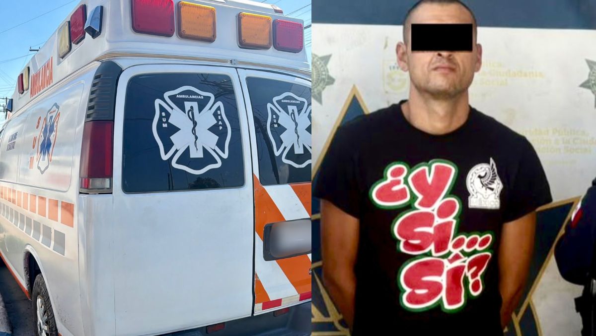 Los uniformados recuperaron los dos maletines que presuntamente había robado de la ambulancia. | Foto: Especial