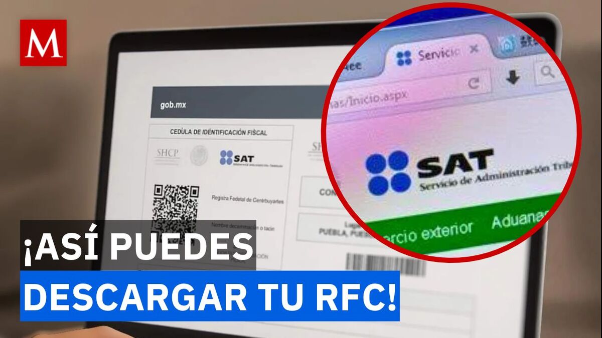 Cómo descargar e imprimir tu RFC en PDF desde el portal del SAT paso a paso