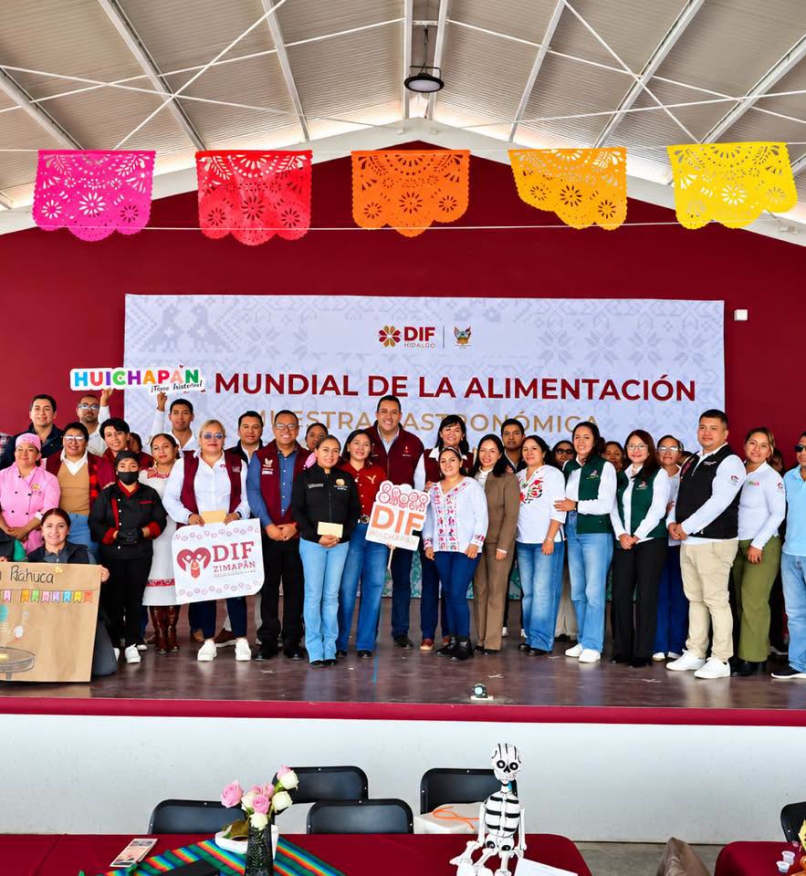 DIF de Zimapán obtuvo el primer lugar en la Muestra Gastronómica Estatal. (Cortesía)