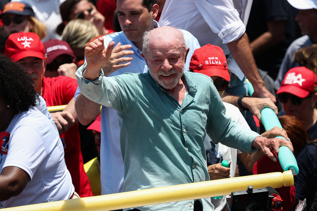 El presidente brasileño Luiz Inácio Lula da Silva, candidato del Partido de los Trabajadores (PT). | Reuters