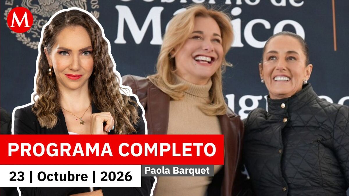 Sheinbaum confirma discusión con Maru Campos tras reunión | Paola Barquet, 23 de octubre de 2026