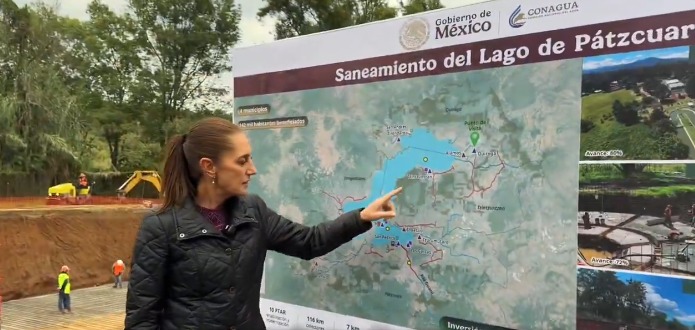 Sheinbaum aseguró que esos trabajos forman parte del Plan Michoacán por la Paz y la Justicia. (Foto: especial)