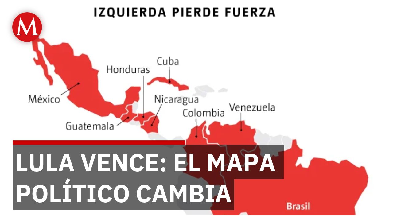 Brasil y México concentran 347 millones de habitantes bajo la izquierda