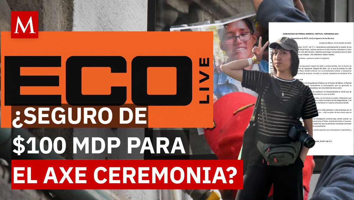 ¿Dónde quedó el dinero del seguro del AXE Ceremonia? Eco Live responde a la polémica