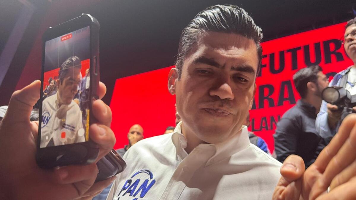 El dirigente del PAN cuestionó la concentración de facultades administrativas en la presidencia del INE. | Estrella Álvarez