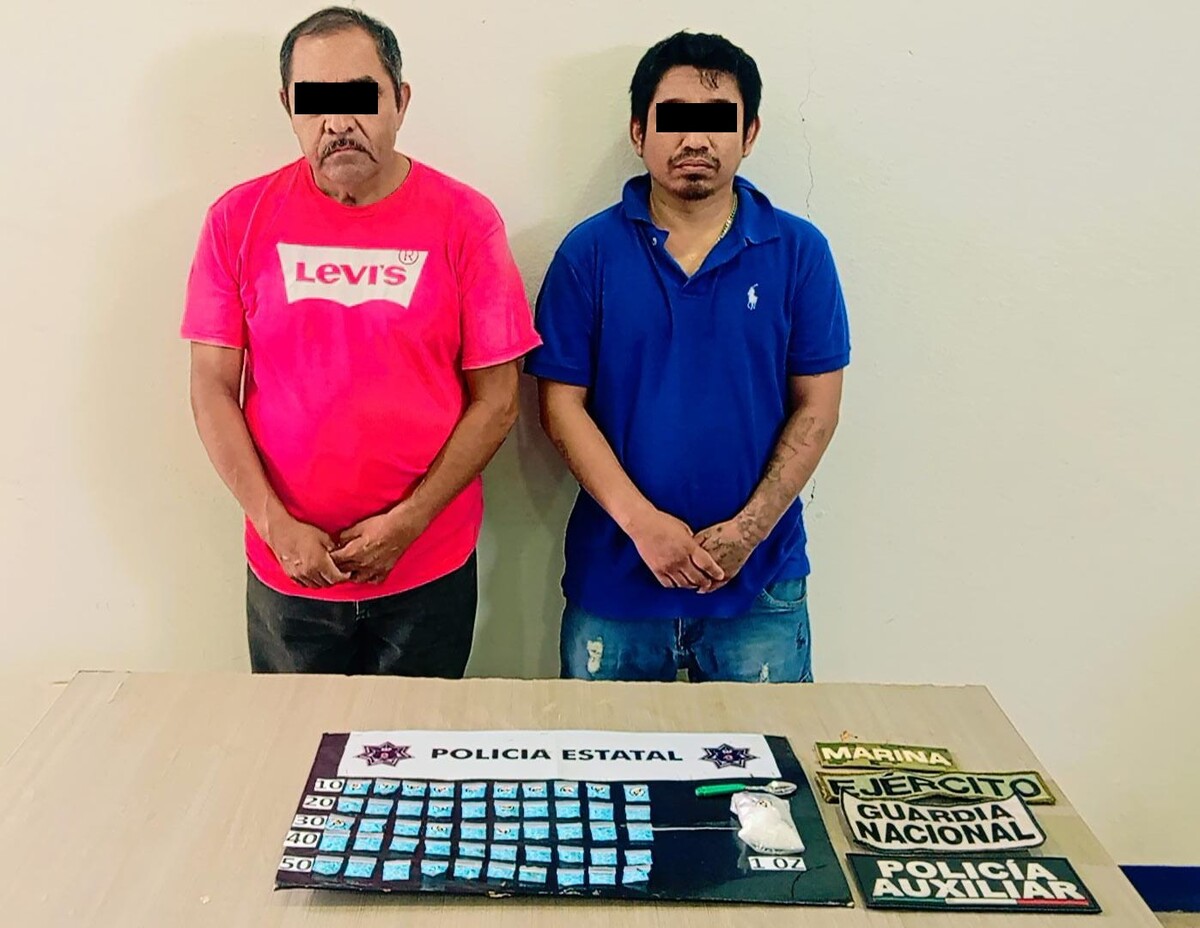 Ericel 'N', de 57 años, dedicado al oficio de taxista, y Edivaldo 'N', de 36 años, fueron los detenidos. | Especial