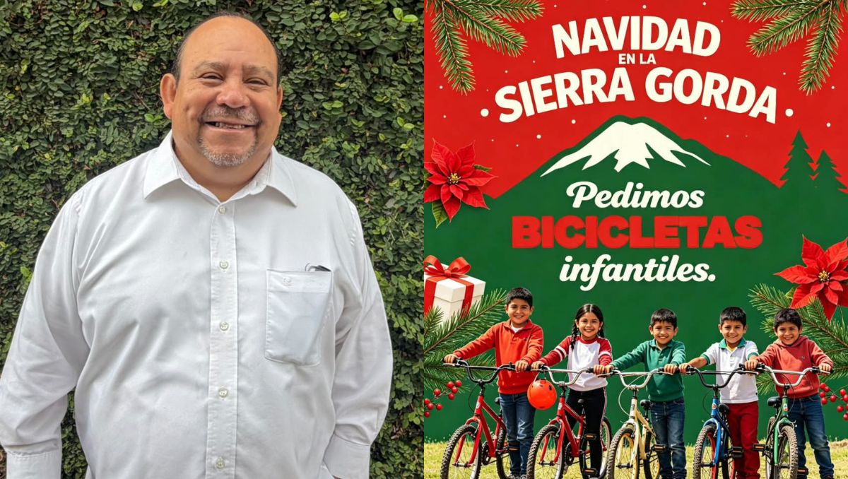 El padre José Manuel Guerrero recolecta bicicletas en Monterrey para niños de la Sierra Gorda de Querétaro | Gabriela Garza y Especial