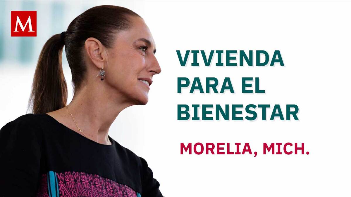 La presidenta de México Claudia Sheinbaum encabeza Vivienda para el Bienestar en Morelia, Michoacán