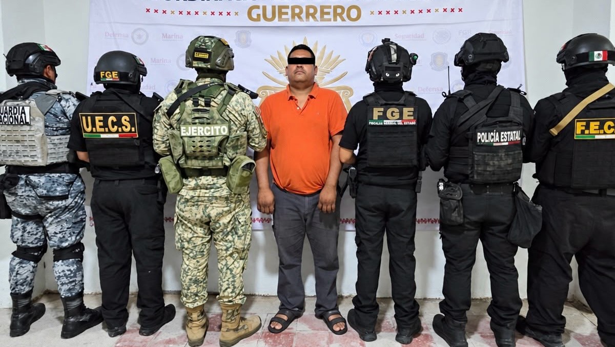 Samuel Benítez Cantorán fue detenido por nexos con Los Tlacos en Guerrero. | Foto: Especial