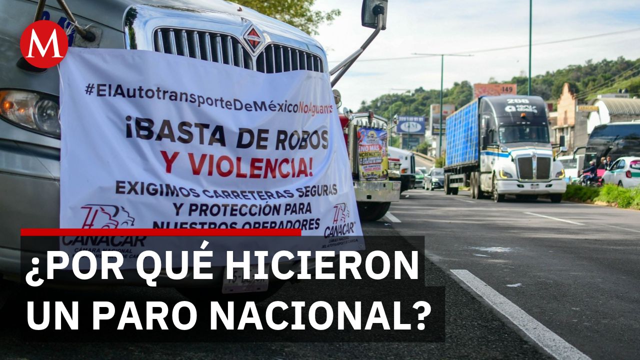Asaltos y extorsiones provocaron el paro nacional de transportistas