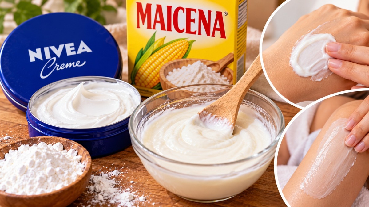 Cuáles son los beneficios de la maicena con Nivea. | IA