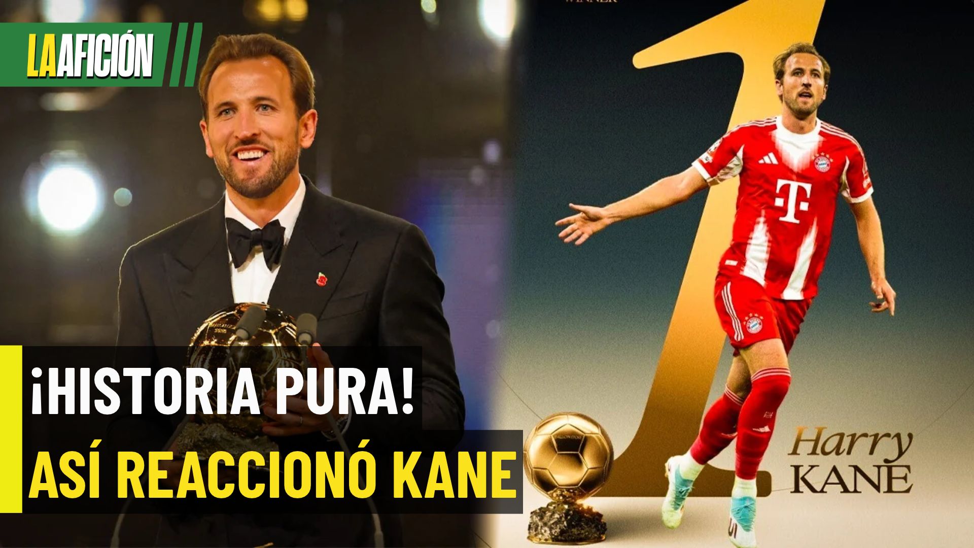 Harry Kane gana el Balón de Oro 2026 como mejor jugador de la temporada