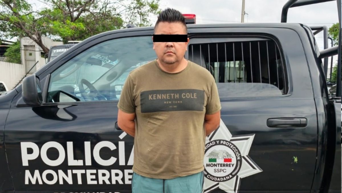 El hombre fue detenido cuando pensaba huir. Foto: Especial