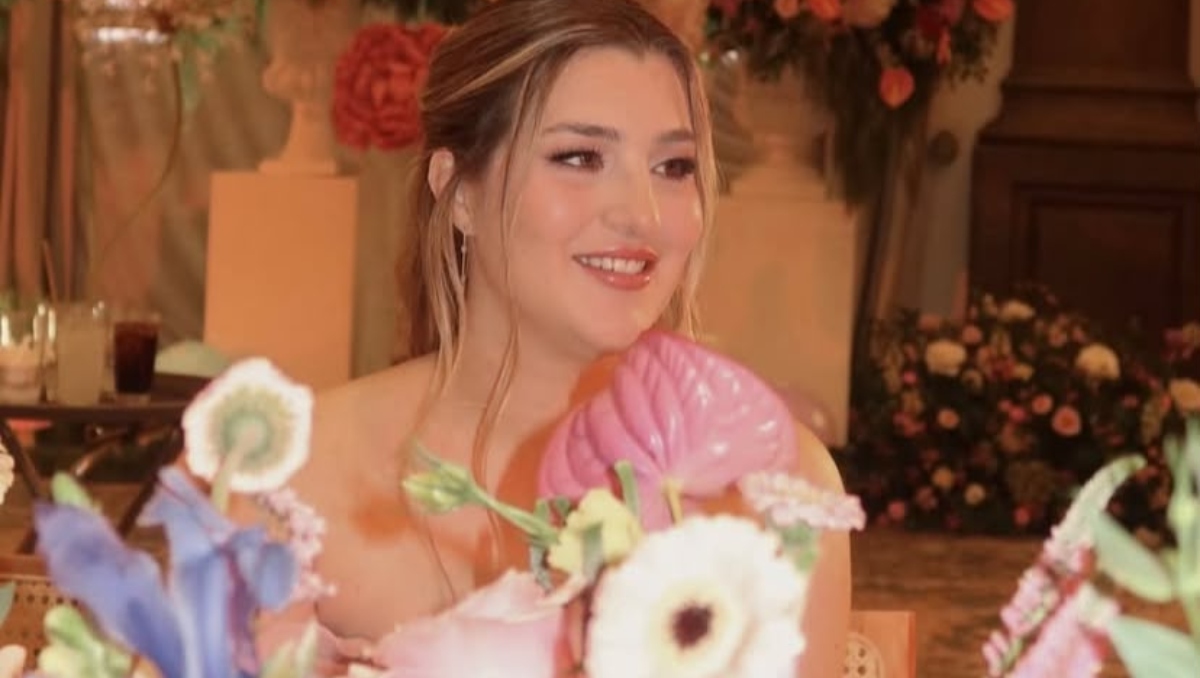 Melanie Carmona en su baby shower/ Instagram