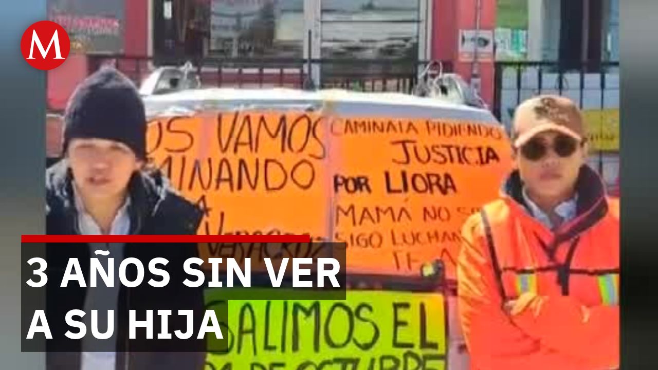 Mirna Vargas camina desde CdMx a Xalapa para exigir ver a su hija