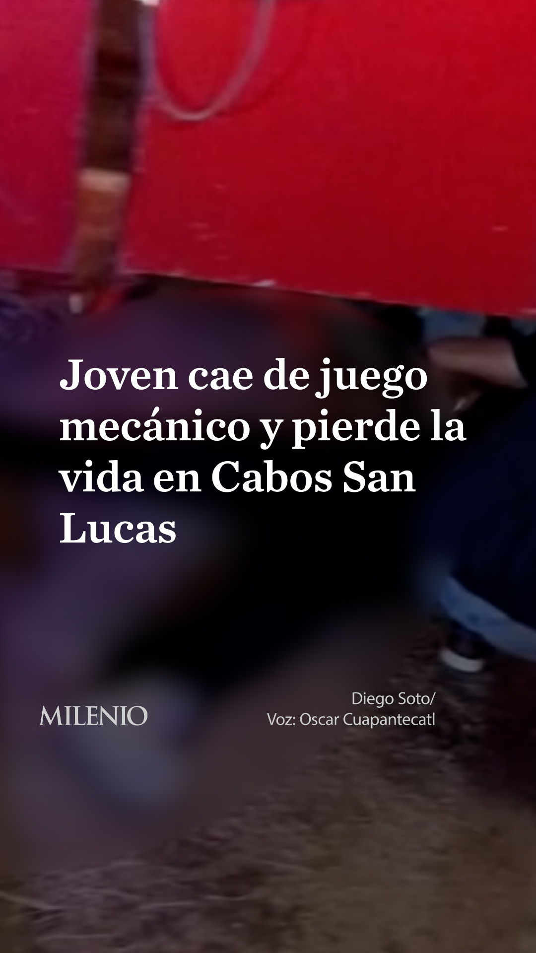 Muere joven tras caer de un juego mecánico durante fiesta en Cabo San Lucas