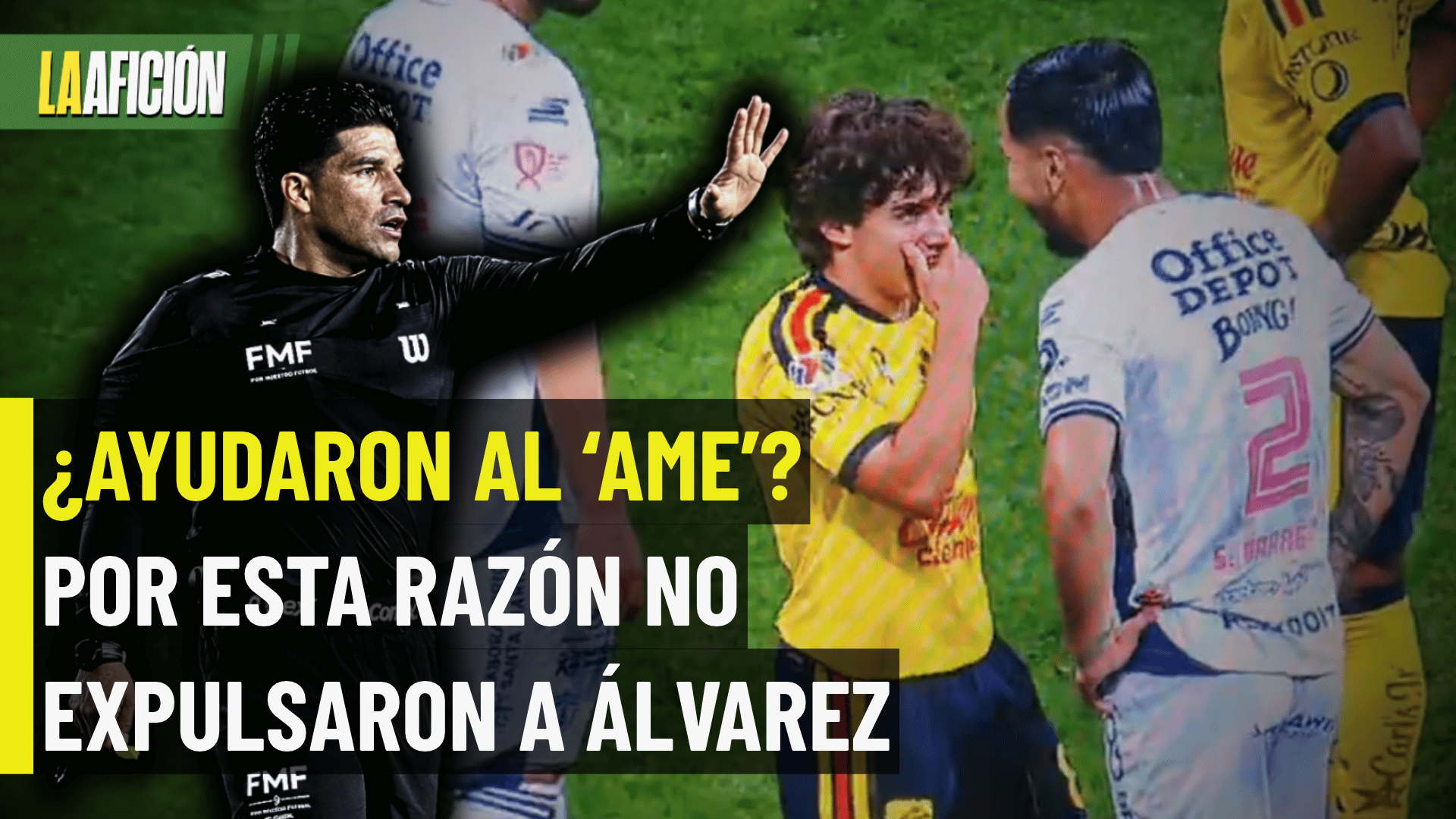 ¿Por qué no lo expulsaron? La polémica de Carlos Álvarez ante Pachuca