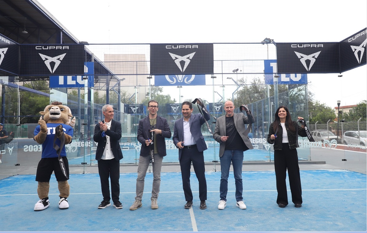 El Tecnológico de Monterrey y CUPRA oficializan una alianza estratégica de tres años para impulsar el pádel, los Borregos y el deporte estudiantil en México.