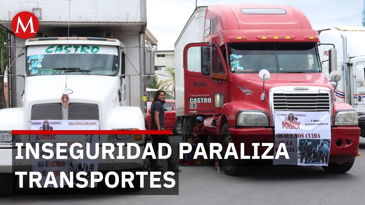 Transportistas inician paro nacional por inseguridad y extorsiones en carreteras