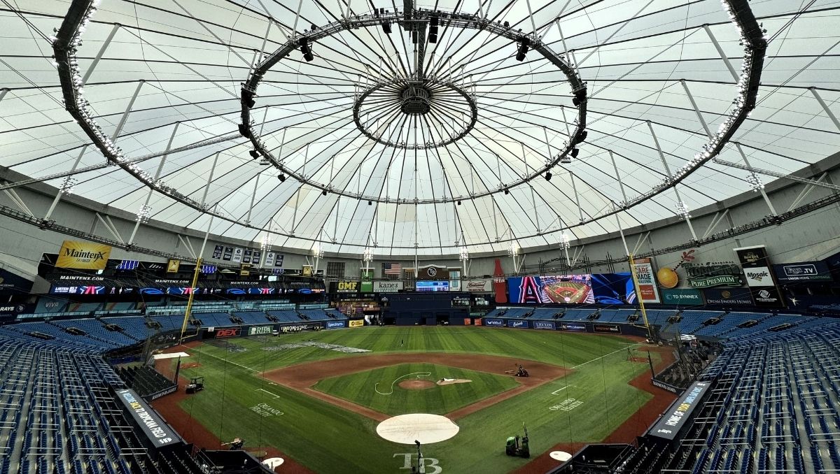 El Tropicana Field, renovado tras el Huracán Milton, recibe nuevamente una Serie Mundial (AP)