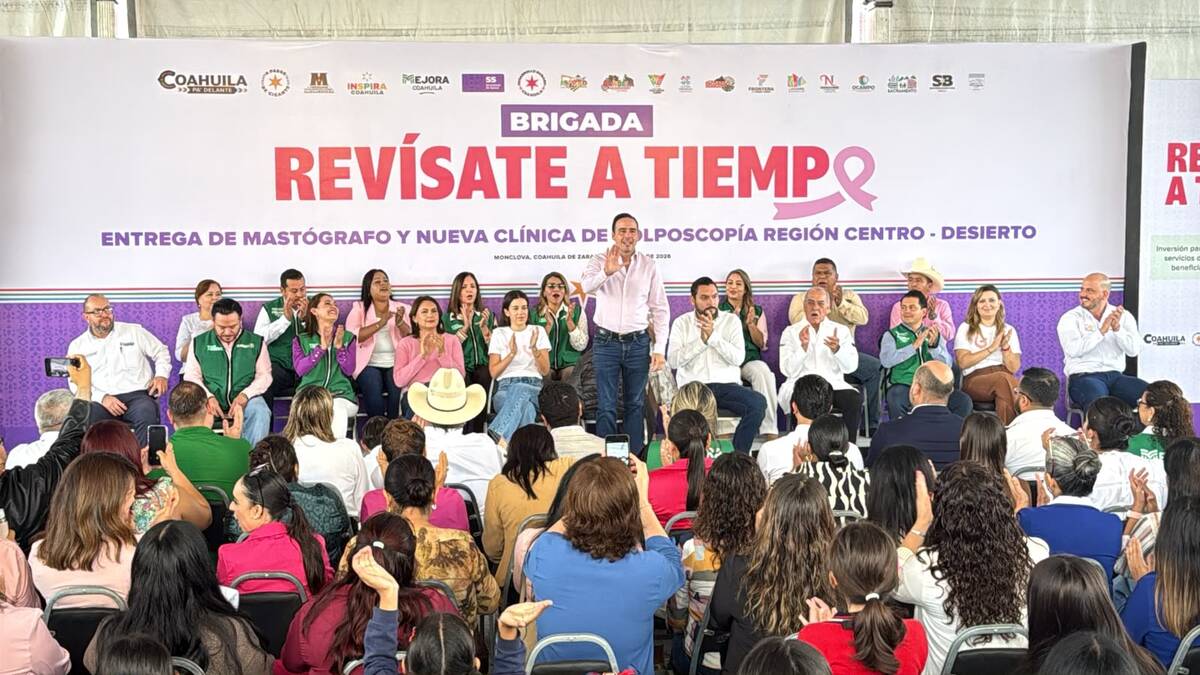 El anuncio se realizó durante el arranque de la brigada de salud 'Revísate a tiempo' en Monclova, Coahuila. | Iván Sánchez