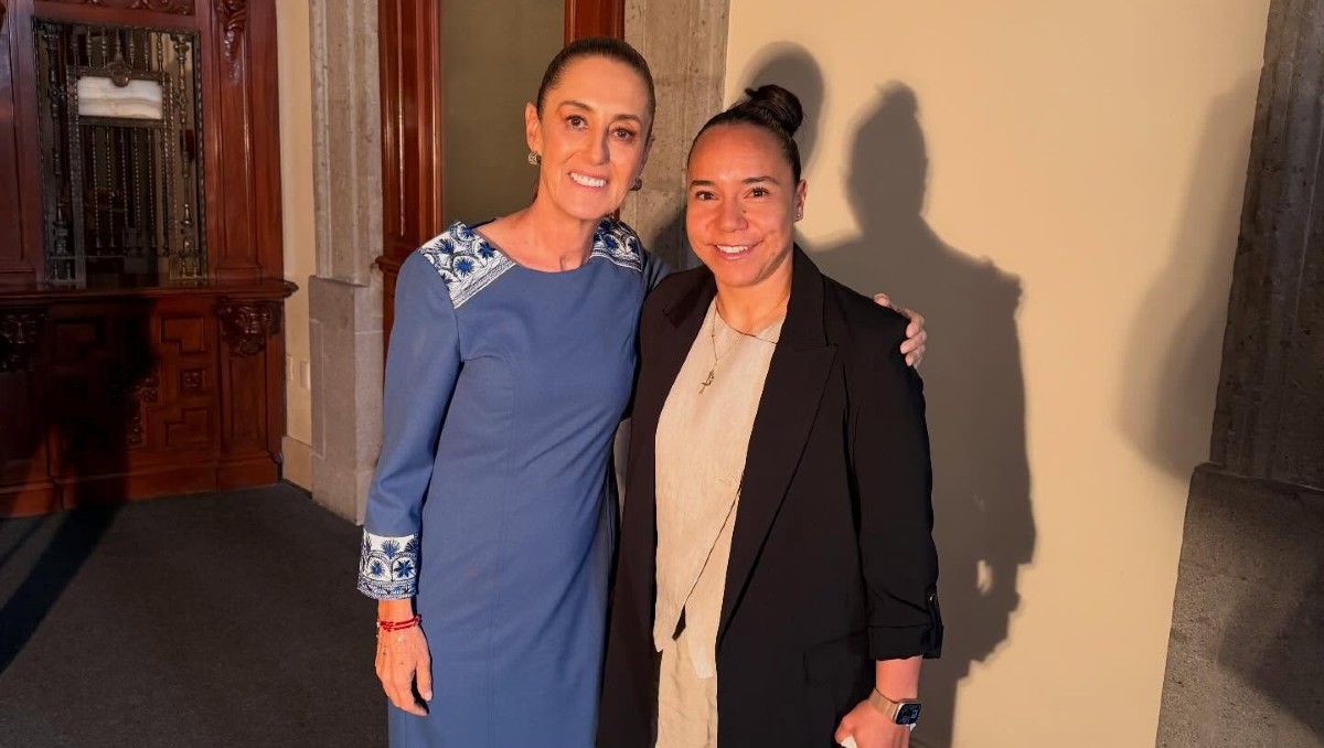 Claudia Sheinbaum felicita a Charlyn Corral tras ganar premio como goleadora del año: "es un orgullo para los mexicanos"