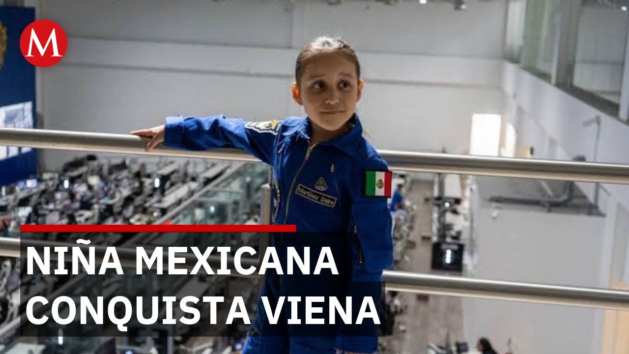 Daira Martínez Mejía, niña de 9 años, recibe honor en Viena