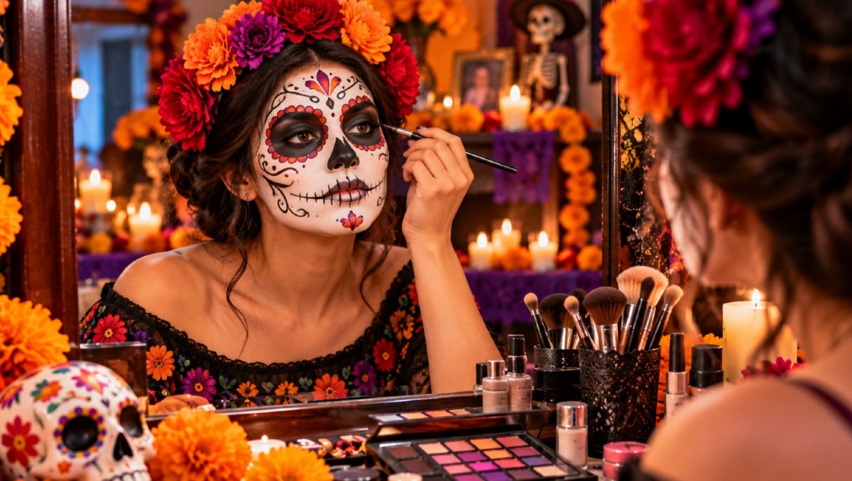 Hacks para obtener un maquillaje de catrina fácil y rápido | IA DISCOVER