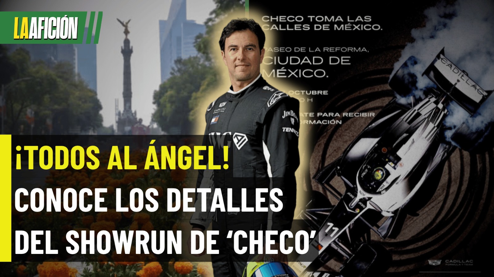¿A qué hora correrá 'Checo' Pérez en Reforma? HORARIOS Y TRANSMISIÓN