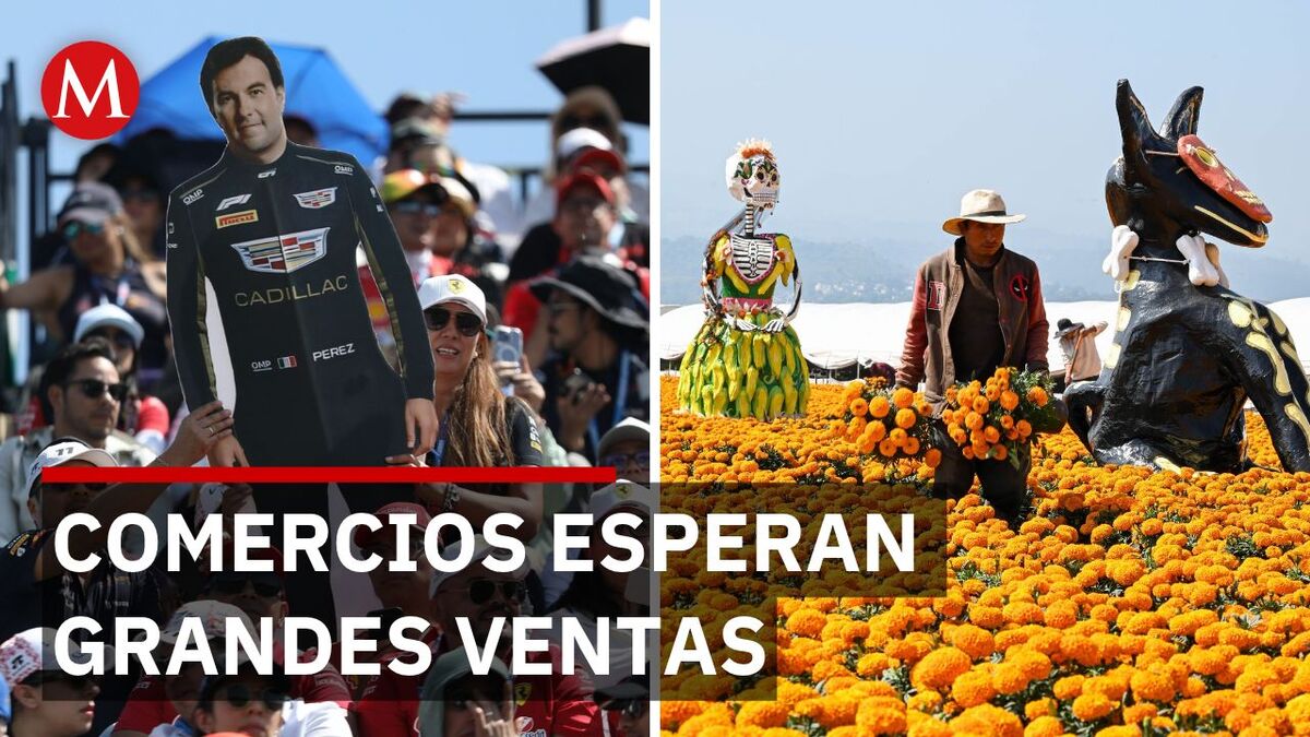 Día de Muertos y Fórmula 1: CDMX prevé una derrama millonaria y más actividad comercial