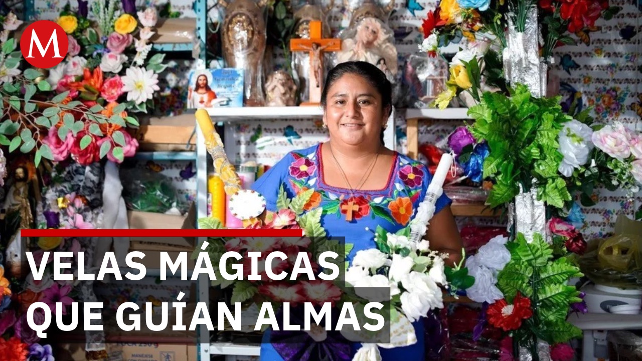 Velas labradas de San Gabriel Chilac, Puebla guían el regreso de almas