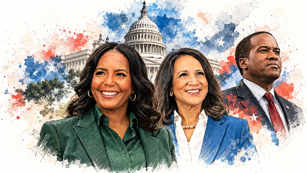 Candidatos afroamericanos buscan gubernatura en EU | Foto: Imagen generada con IA