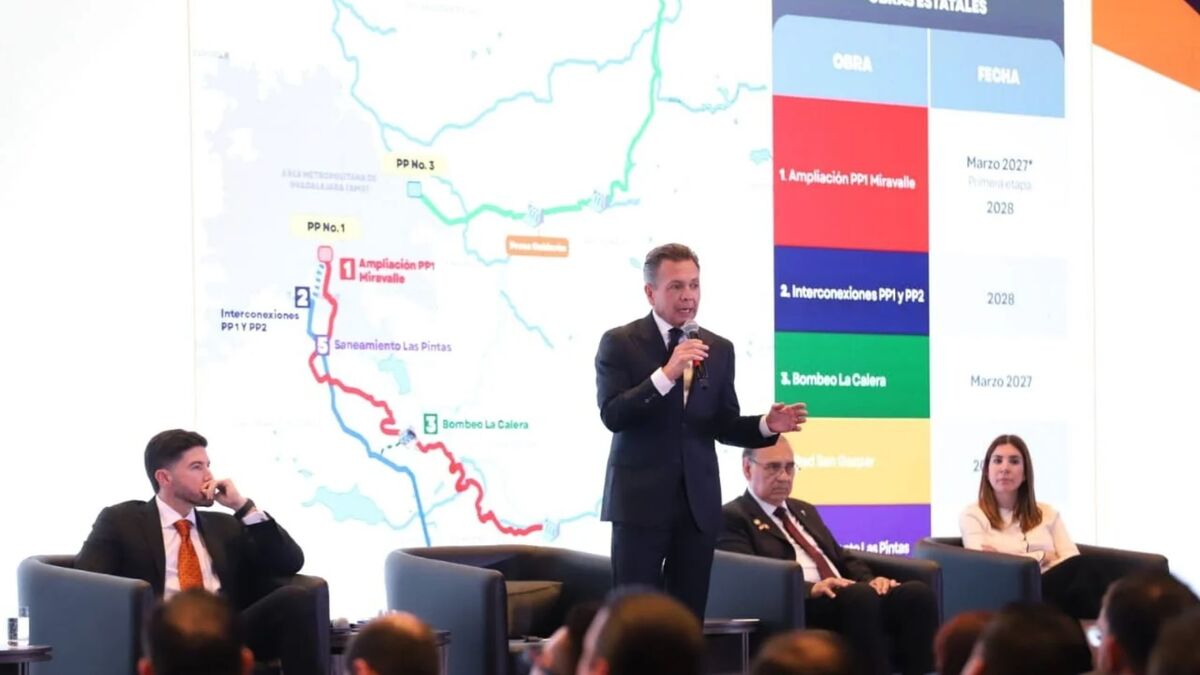 Durante el encuentro bilateral, Pablo Lemus abordó la estrategia de agua | Luis Guerra