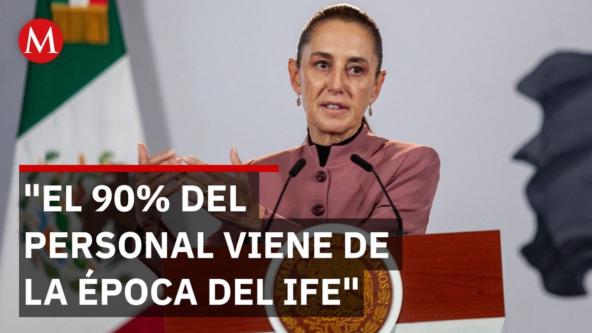 ¿Está el INE controlado por Morena? Sheinbaum lo niega