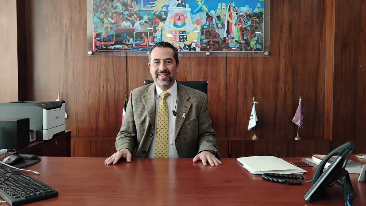Jorge Zendejas, delegado del IMSS en Hidalgo. (Miguel Ángel Puértolas)