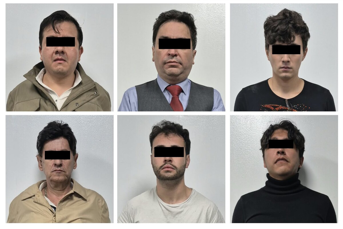 Julio Cesar 'N', Gustavo 'N', Jorge Miguel 'N', Buequer Isaac 'N', Hugo 'N' y Luis Guillermo 'N' fueron identificados como los seis detenidos. | SSC