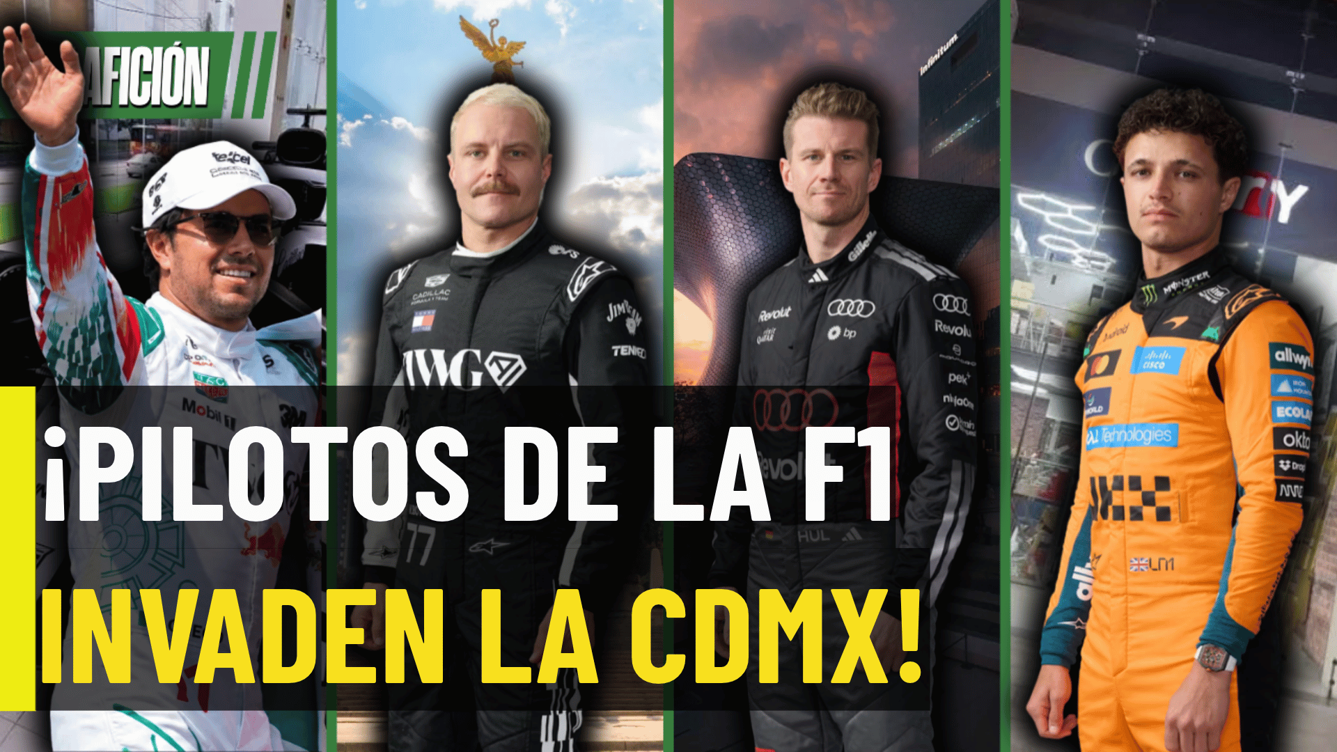 ¡La F1 invade la CDMX! ¡ESTOS SON LOS EVENTOS PARA LOS FANS!