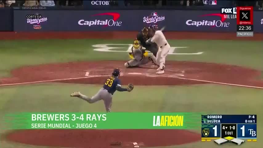 Los Rays remontan ante los Brewers | Milenio Noticias: La Afición, 27 de octubre de 2026