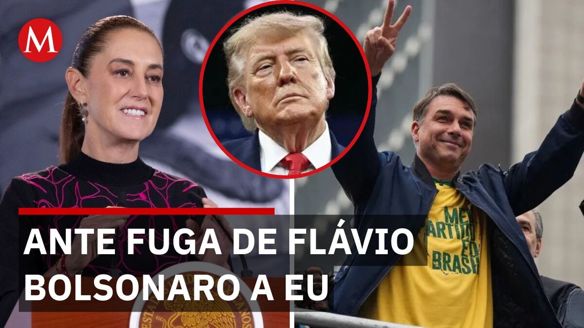 Sheinbaum se mantiene al margen en la polémica de Flávio Bolsonaro
