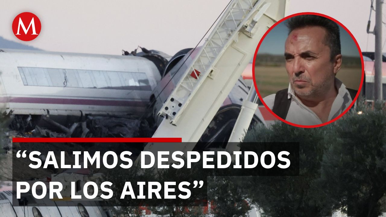 Sobrevivientes narran el choque de trenes en España
