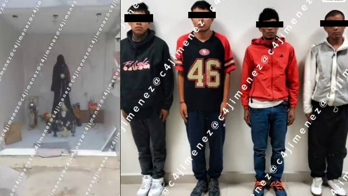 Hallan altar de la Santa Muerte en Naucalpan de un grupo criminal